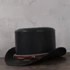 탑 모자 여성 남성 대통령 플랫 Fedoras 모자 매직 스팀 펑크 코스프레 파티 캡 3Size 13cm