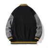 남성용 재킷 남성 의류 봄 야구 유니폼 Varsity Letterman Jacket Streetwear 대형 고품질 Corduroy M-5XL