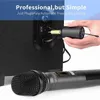 Microphones Retail 1pcs/SET UX2 UHF Auto Wireless Dynamic Microphone System med mottagare för förstärkarblandare Högtalare Desktop Bus Audio T220916