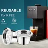 ICafilas Stainless Steel Refillable Reusable Coffee Capsule Cafeteira Filter for K Fee &Tchibo Cafissimo Cream Maker 220309