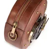 Moda steampunk zincir çanta yuvarlak vintage saat para debriyaj kadın omuz çantaları günlük bayanlar rahat crossbody cüzdanı311f