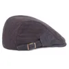 SLECKTON mode casquette plate solide chapeaux bérets chapeau décontracté Fedoras rétro casquette à visière gavroche français chapeau hiver pour hommes 21803537114845