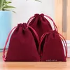 Small Size Coloful Velvet Bag Drawstring Pouches Gift Bags Pouches Jewelry Packaging bagZC850
