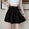 Tigena coreano bonito mini plissado saia mulheres primavera verão moda plus tamanho 5xl uma linha alta cintura escola saia feminina com forrado y1214