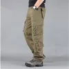Мода военный стиль мужские грузовые брюки повседневные мульти карманы тактические военные брюки весенние хлопковые армейские брюки мужские 8 карманов 201110