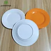 White Imitation Porcelain Restaurant Dinnerware Round Flat Dish Hot Pot Shop Dinner Plate A5 Melamine Tableware