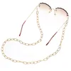 New Classical Round Oblong Design Big Rings Eyeglasses Chain Punk Style Women Sunglasses Thick Simple Gilding Chains