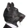 هالوين زي تنكر حزب الفأر كامل رئيس قناع الحيوان تأثيري اللاتكس واقعية تنفس كرنفال الدعائم Y200103