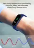 الأساور الذكية M4 برو الجسم درجة حرارة الجسم سوار smartband vecosry مشاهدة معدل ضربات القلب رصد اللياقة تعقب النشاط ضغط الدم