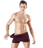 95% bambusowy włókno oddychające bielizna męska Mid Waist Boxer Shorts Etui Lód Slik Gwintowane majtki Boxer Para Hombre 3 sztuki LOT LJ201109