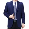 Männlichen Blazer Homme Mode-Business Mann Einreiher Lose Americana Hombre Informelle Casual Anzüge Für Männer Jacke Plaid Blazer1