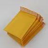 100pcs molti formati giallo Kraft bolla busta postale corriere borse Bubble Mailer buste imbottite imballaggio gratuito borse di spedizione