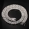 Uwin Micro Paded 12mm S-Link Miami Cuban Ncklaces Hiphop Mens Iced S Massion Jewelry Drop 220113257p