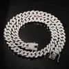 Uwin Micro Paved 12mm S-Link Miami Cuban Necklaces Hiphop Mens ICEDSファッションジュエリードロップ220113202M