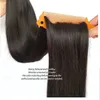 Paquetes de cabello humano brasileño alineado con cutícula virgen alta y súper cruda Longitud larga 32 34 36 38 40 pulgadas Seda recta