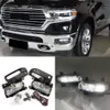 1 paire LED antibrouillard antibrouillard couvercle de lampe antibrouillard conduite accessoires de voiture pour Dodge Ram 2500 DT 2019 2020 2021 2022