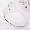 Roestvrij staal Gua Sha Sha Face Massage Tool Metal Gua Sha Board Scraper Spa Health Care verminderd wreedheid Anti-Aging Facial Sculptor