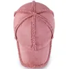 Fausse suède mollet d'hiver papa chapeau femme masque de capuche marron rose rose six panneau de baseball capot ajusté 6698847