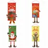 2020 Christmas Hanging Flags Lovely Merry Ornaments Decorations Home New Year Porch Shop Mall Sign Xmas Door Decor Hanging Flags VT1826