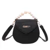 Hot Sale Xiniu Mode Kvinnor Serpentine Läder Crossbody Väskor Hantera Väskor Pearl Shoulder Borsa En Tracolla