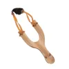 Giocattoli di attività per bambini fionda di legno corda di gomma strumenti di caccia tradizionali per bambini giochi all'aperto esercizi di fionda bambini che mirano a sparare giocattolo
