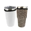 Stock 20oz 30oz Drinkwaren Handvat Mokken Sublimatie Blanks Herbruikbare Iced Coffee Cup Sleeve Neopreen Geïsoleerde Mouwen