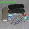 Offre spéciale Dab Tool Kit cire Dabber ensemble d'outils boîte en aluminium emballage pour sèche herbe vaporisateur stylo cire atomiseur Dabber outil