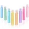 500 pcs/lot 10 ml 30 ml coloré main bouteille vide en plastique flip cap désinfectant bouteille cosmétiques emballage tube