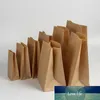 50 pcs kraft papel presente sacos de cozimento saco de pão para festa casamento favores artesanais biscoitos de pão doces sacos de embalagem suprimentos