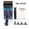 最新のKemei 1971B 1971 Pro Li Tアウトライナスケルトンヘビーヒッターコードレストリマーメンズ0mmボルグッドヘアクリッパー仕上げ切断機