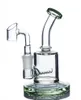 Hookahs Mini Bongs Recycler Oil Rigs Clear Thick Glass Water Pipes Smoking Accessory beaker Dab With banger