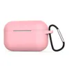 DHL Newest Thick Liquid Silicone Case Waterproof for Apple AirPods Pro with Metal Buckle 12 Colors Optional Earpbuds Case6949741