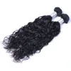 ブラジルの水波毛の束2 PCS 8-30インチ天然色女性のための未加工の人間の髪の毛
