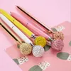 Big diamond Ballpoint Pens Color gem metal ball creative lovely festival custom pen Beautiful shape