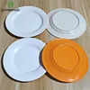 White Imitation Porcelain Restaurant Dinnerware Round Flat Dish Hot Pot Shop Dinner Plate A5 Melamine Tableware