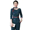 Two Piece Dress Autumn And Winter Work Clothes Women's Suit Skirt Two-piece Temperament Ladies Jacket Slim Professional Wear Female1