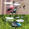 DEERC HELICOPTER 2.4G Uçak 3.5CH 4.5CH Uçak LED Işık ile Anti-çarpışma Dayanıklı Alaşım Oyuncaklar Acemi Çocuk Boys 220309