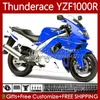 OEM Body for Yamaha YZF1000R Thunderace YZF 1000R 1000 R 96-07 Blue White Bodywork 87NO.135 ZF-1000R 96 97 98 99 00 01 YZF1000-R 02 03 04 05 06 07 1996 2007 FEASINGS KIT