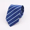 Cravatte Sitonjwly 8 cm a righe da uomo per uomo donna cravatte in poliestere papillon banchetto matrimonio sposo fiocco logo personalizzato1