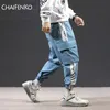 2020 hommes multi-poches Harem Hip Pop Pantalons Pantalons Streetwear Pantalons de survêtement Hombre Homme Casual Mode Cargo Pantalons Hommes Jogger Pantalon LJ201007