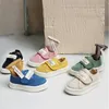 İlkbahar Sonbahar Kore Tarzı Sıcak Satış Şeker Renk Hoolloop Tuval Ayakkabı Erkek Ve Kızlar için Moda Rahat Yumuşak Sole Sneakers 201130