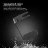 Professionell rakborste hållare svart bärbar för rakskål akrylborstar står för män rakverktyg manlig ansiktsrengöringsverktyg