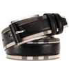 Nuova cintura di lusso in vera pelle per uomo e donna Cintura scozzese con fibbia ad ardiglione moda Cinture di design in pelle bovina di alta qualità
