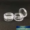 Jar 10pcs Plástico PS 2g 3g 5g Pó solto, 5ml Clear Color creme Jar, Eyeshadow Caso Cosmetic Packing