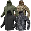 Escursionismo Army Giacche Uomo Militare Airsoft Camping Tactical Jacket Winter Shark Skin SoftShell Giacca impermeabile Giacca a vento 201111