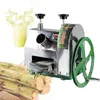 Rostfritt stål manuell sockerrörsaftmaskin Sockerrör Juicer Cane-Juice Squeezer Sockerrörsaft Extractor Machine CE