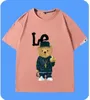 Cute Bear Printing Short-sleeved T-shirt 2022 New Brand Loose Comfortable Half-sleeved T-shirt for Men and Women Plus Size 6XL