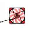 Binmer CPU Soğutma Soğutucu Fan 15 RGB LED Işık Oldukça 120mm DC 12V 4pin PC Bilgisayar Kılıfı Soğutma Serin PC Fan Ispinsin Siyah L0429151755500