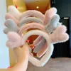 Hair Clips & Barrettes Cute Antlers Plush Ear Wash Band Headwear-about 11cm In Diameter Fit Girl Female Woman Washing Face, Make-up