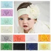 2020 Baby Headband Rose Bud Wide Nylon Headwraps Bambini Turbante Puntelli per foto Soft Elastic Girls Copricapo Accessori per capelli 12 colori